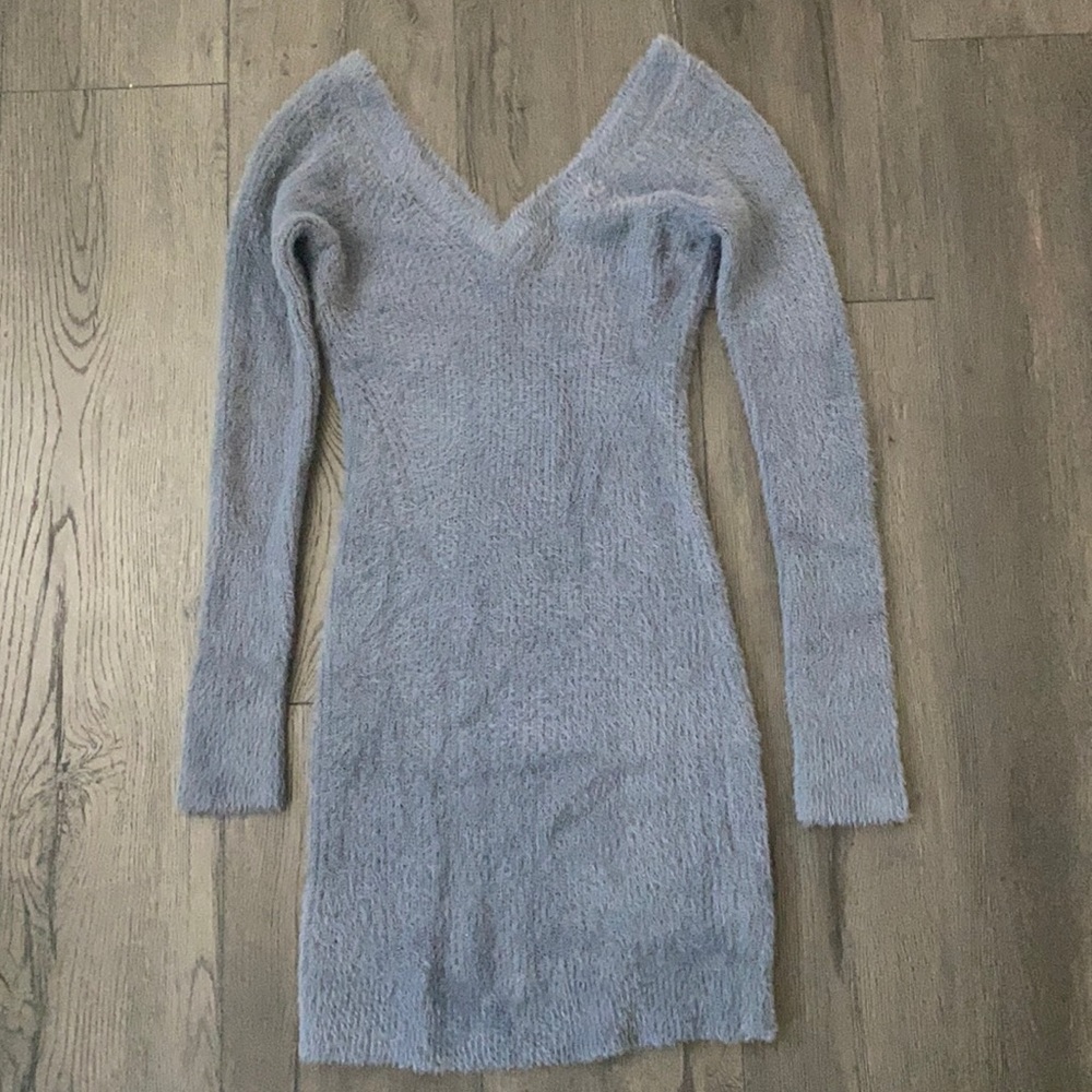 Abercrombie and Fitch Blue Sweater Dress